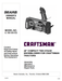 C 151 61172 Manual for 40" Compact Two Stage Snowblower Attachment for Craftsman Snowlower