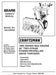 944.528402 Craftsman Manual for 30" TWO-STAGE POWER-PROPELLED SNOW THROWER
