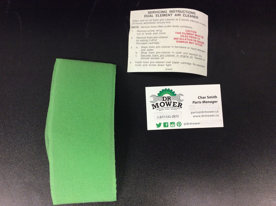 492947 Briggs and Stratton Pre-Filter